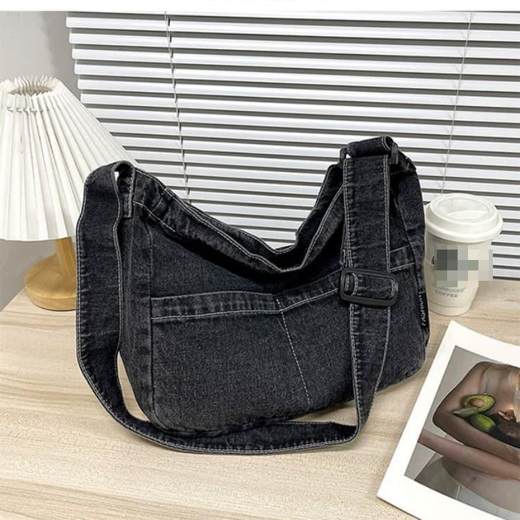 Ladies Washed Denim Bag Crossbody Bag Shoulder Bag