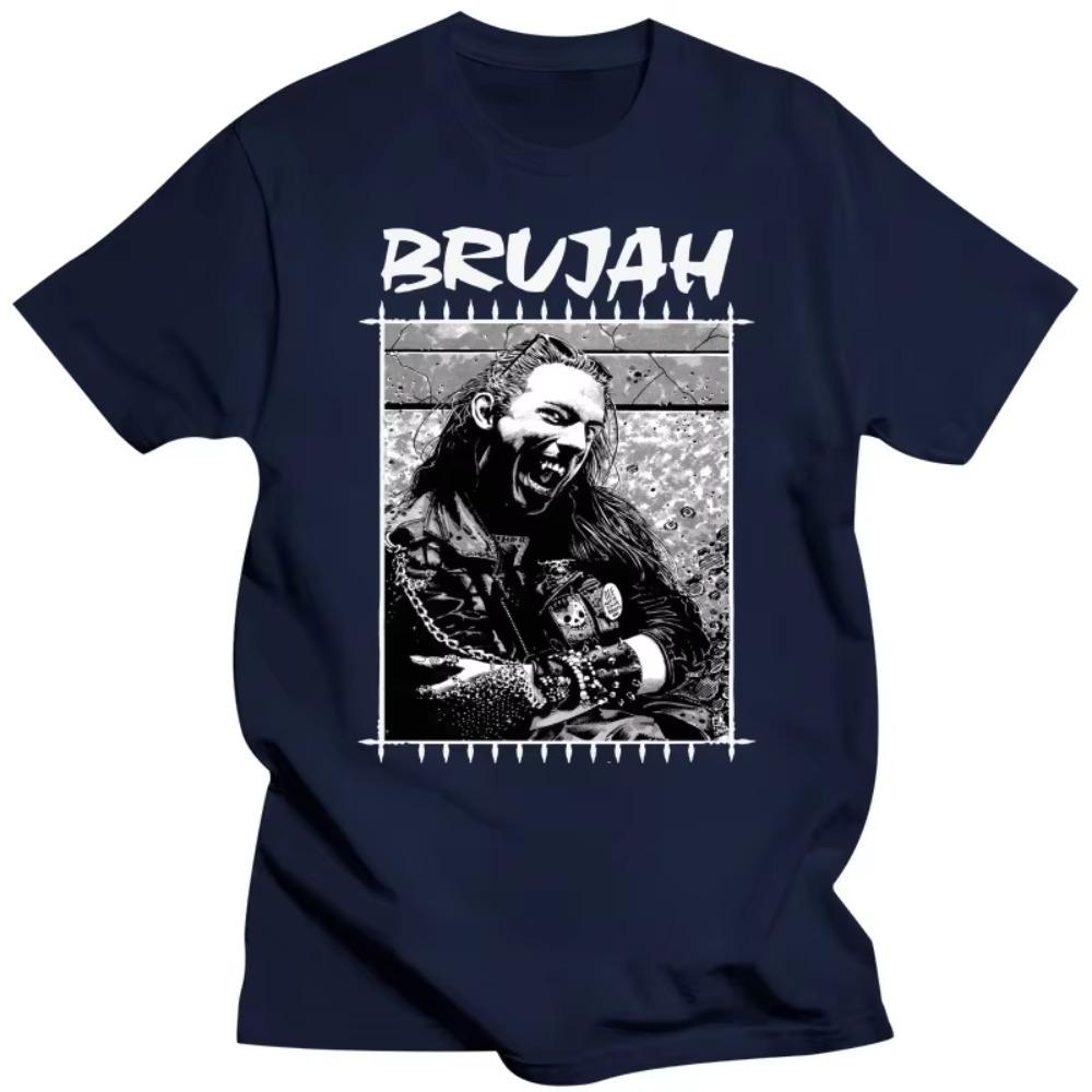 Masquerade Clan: Brujah Retro T Shirt Brujah Tim Bradstreet Male Cotton T-shirt Fashion Men Tee-shirt 4XL 5XL Plus Size