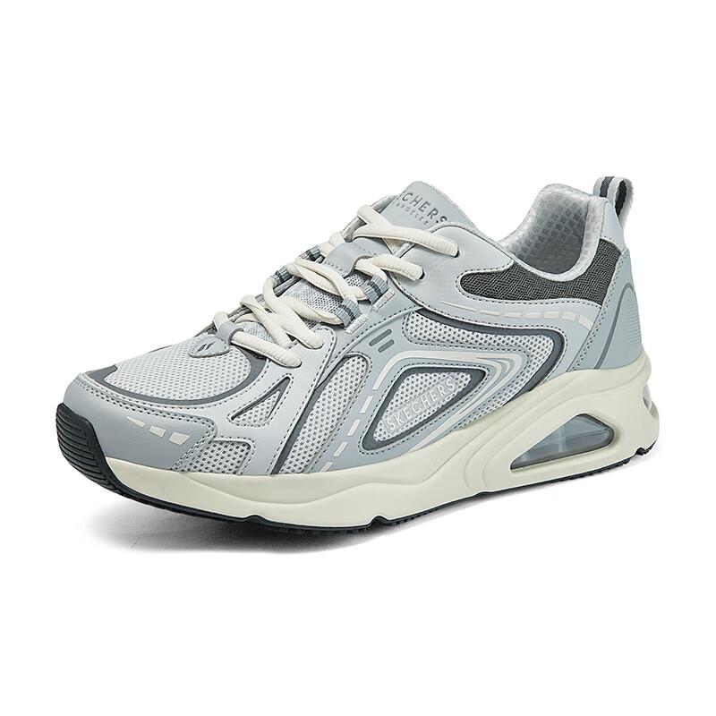 Skechers Tres-Air Uno Cómodas Versátiles Transpirables Rebote Zapatillas de Correr de Caña Baja para Hombre Gris 183096-GRY