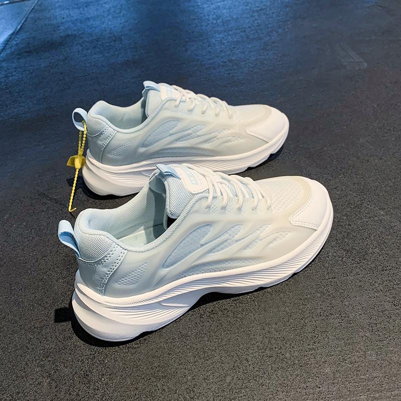 Running shoes new trendy for students Autumn and Spring and Autumn Lightweight Soft Sole Shock-absorbing Sneakers