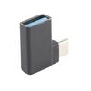 90 Degree USB 3.2 Female To USB‑C Male OTG Adapter Support High Speed Data Sync Fast Charging