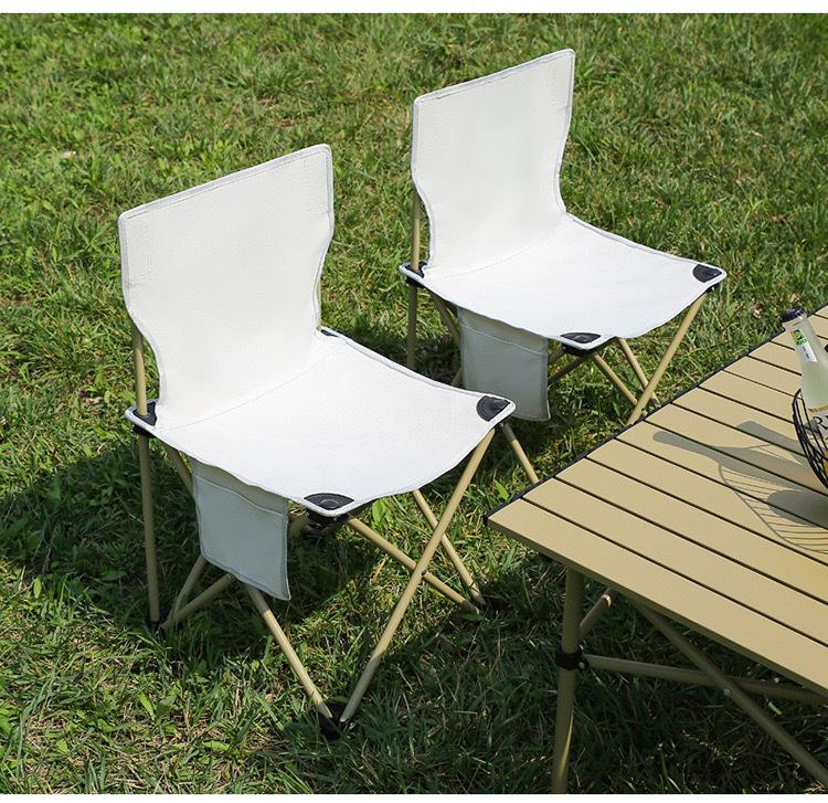 Portable Outdoor Folding Stool - Compact Camping and Fishing Chair for Art Students