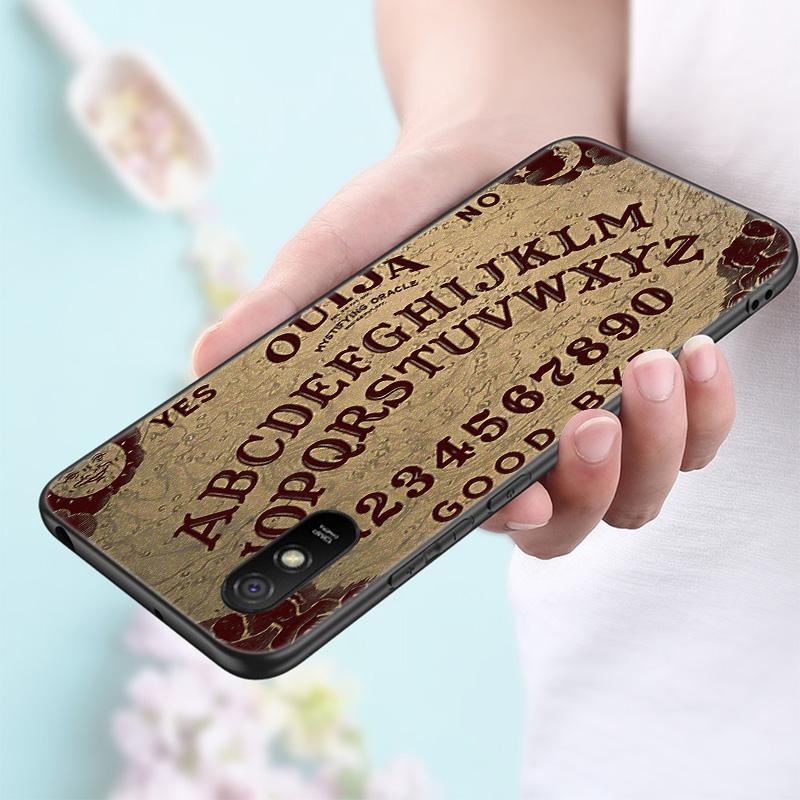 Witches moon Tarot Witch Ouija Silicone Phone Case For Xiaomi Redmi Note 11 10 9 8 Pro 11T 10T 10S 9S 8T 9 9A 9C 9T Black Cover