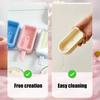 Silicone Ice Pop Mold with Stick, Food Grade Reusable Ice Cream Maker with Lid, DIY Summer Freezer Ice Lolly Mold for Kitchen