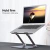 Suporte para laptop de liga de alumínio, dobrável, ângulo de altura ajustável, dissipação de calor, antiderrapante, portátil, tablet, computador, suporte de elevação, acessórios para PC