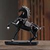 Success Horse Ornament Artistic Good Luck Horse Figurine Resin Modern Horse Statue for Home TV Stand Desk Wine Cabinet Decoration