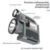 Solar Powered Outdoor Multi-Function Display Handheld Flalight Portable Cam Travel Gear Type-C Rechargeable Flalight