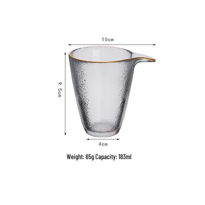 Shangqi Gold-Rimmed Glass Tea Ware