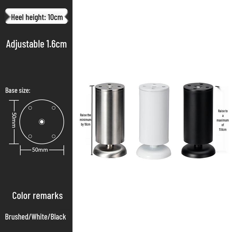 Adjustable Furniture Support Legs for Shelves, Cabinets, Sofas, TV Stands, Tables, Beds, Bedside Tables, and Shoe Cabinets.