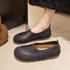 Retro style round head shallow mouth single shoes women's 2025 spring and autumn new versatile fashion Korean version round head flat bottom Mary Jan
