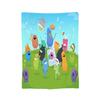 Dumb Ways To Die Blanket Soft Graphic Plush Throw Blanket For Bedroom Camping Flannel Bedspread Bed Cover