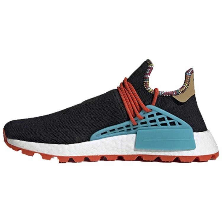 adidas x Pharrell NMD Hu Inspiration Pack Black Clear Blue College Orange Men s EE7582 EU 36