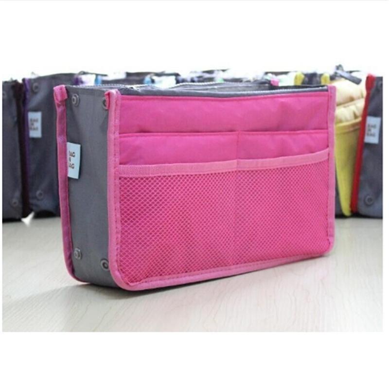 Large Storage Bag Travelling Bag Insert Liner Cosmetic Bag Hot Women Purse Handbag Organizer Travel