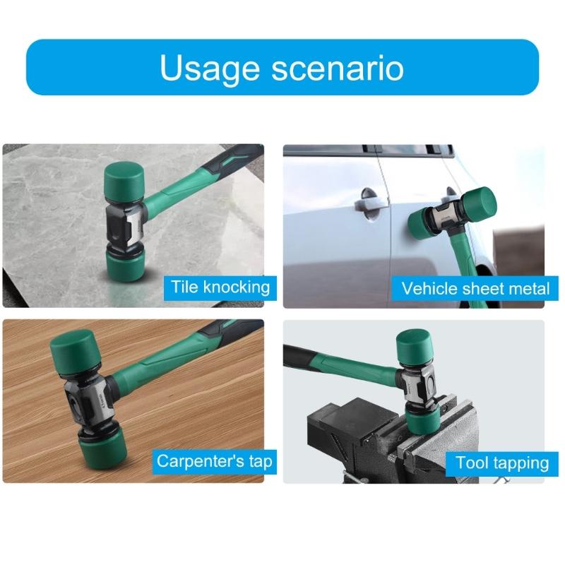 Antivibrationshammer Bodenfliesen-Installationswerkzeug Verschleißfest Professionell Benutzerfreundlich Passend für Uhrenreparatur-Hardware