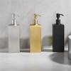 Wall Mounted Soap Dispenser 304 Stainless Steel Empty Bottle Press Type Large Capacity 500ML Manual Hand Sanitizer Bottle Modern