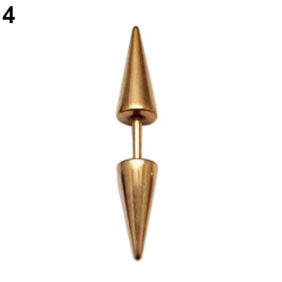 1 par herrmode för damer Punk Rock Nit Spike Örhängen i rostfritt stål