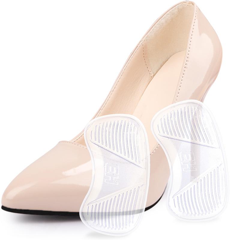 

GEL Widened Women s High-heeled Flats Do Not Heel, Non-slip Grinding Feet Can Be Washed, Repeated Use, Half A Size Heel Sticker one size fits all прозорий