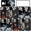 Cover for iPhone 17 16 15 Xiaomi Poco Redmi Note 14 13 12 Pro Max 9 16e Samsung Galaxy S25 S24 S23 OPPO Huawei Cartoon Death Note L Lawliet Phone Case