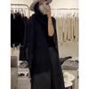 Fashion Women Knitted Cardigan Cover Up Spring Autumn Sweater Elegant Solid Shawl Ponchos Hollow Out Thin Long Sweater Casual Loose Coat Clothing