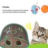Bell Included Mouse Chasing Toy Collapsible Foldable Cat Puzzle Exercise Toy  Indoor Play
