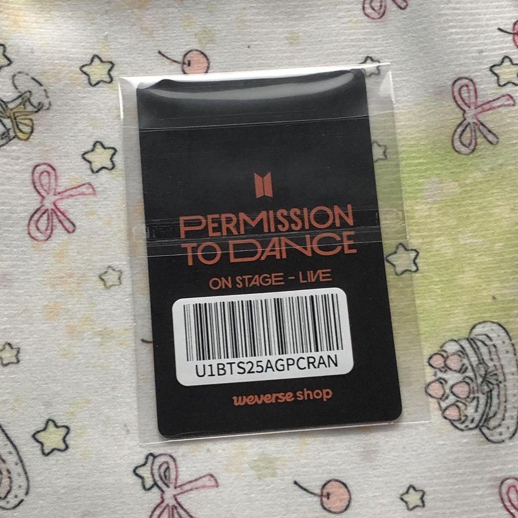 [USED] J-HOPE Hoseok P.T.D STAGE-SEOUL GLOBAL Trading Card