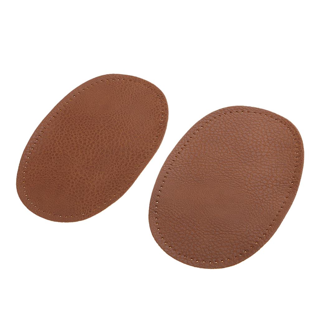 1 Pair Leather Elbow Knee Path Applique for Jeans Shirt Clothing Reapir