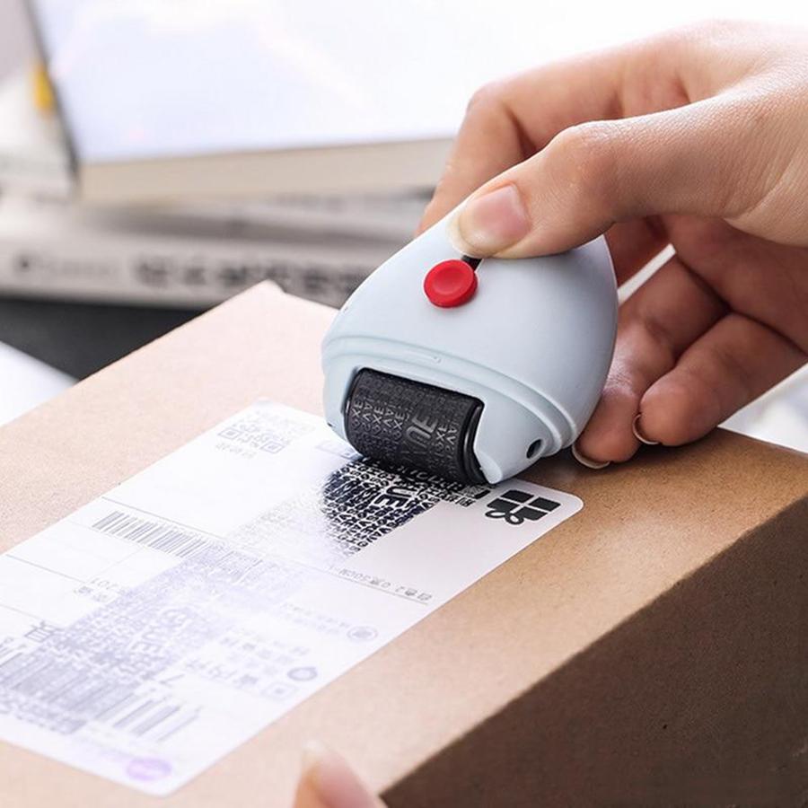 Identity Theft Protection Roller Stamp Guard Your ID Privacy w/Data Confidential