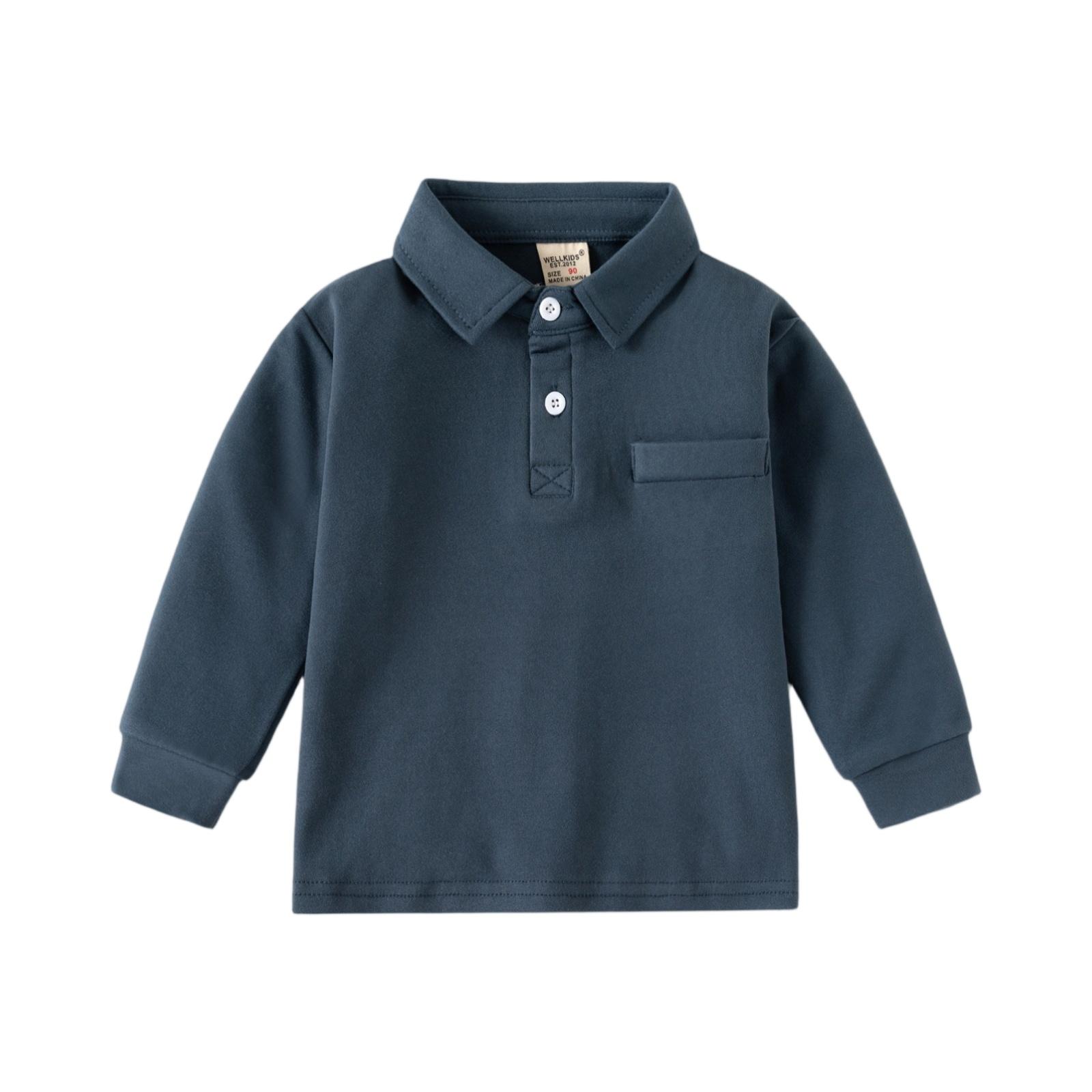 

Рубашка для мальчиков - Утепленная быстросохнущая футболка с длинным рукавом 120