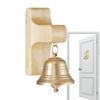 Magnetic Wooden Chime Decorative Copper Bell Magnetic Wooden Chime Reminder Door Bell Entrance Bedroom Welcome Doorbell