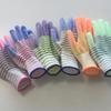 Luvas de Trabalho de Nylon Listradas de Alta Elasticidade com Pegada Antiderrapante