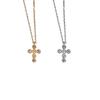 Collier Croix Incrusté de Diamants Corps Entier Chaîne Clavicule Coréenne Simple et Polyvalente pour Femmes