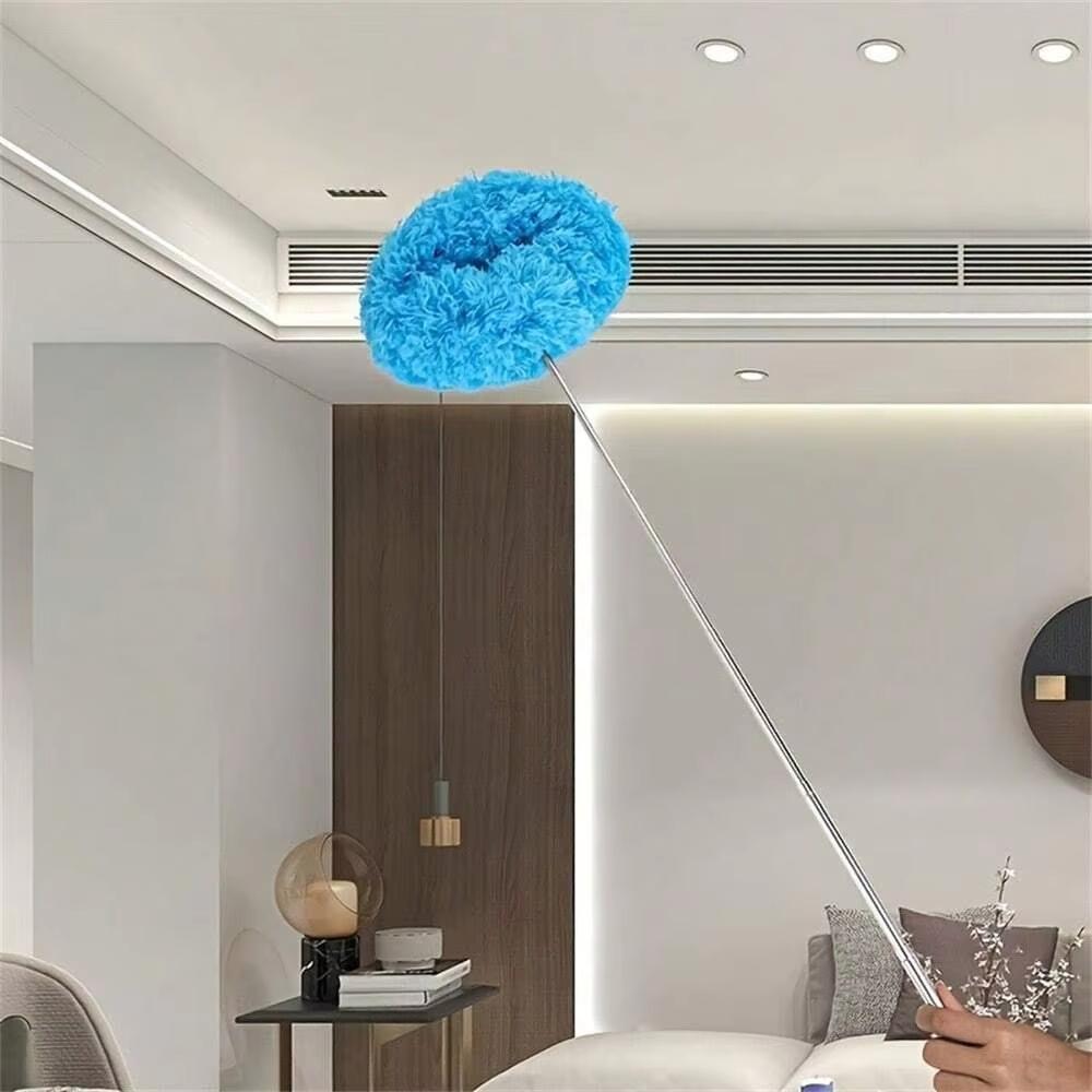 Long Handled Extendable Feather Duster Reusable Cleaner Brush Household Ceiling Fan Duster Kitchen