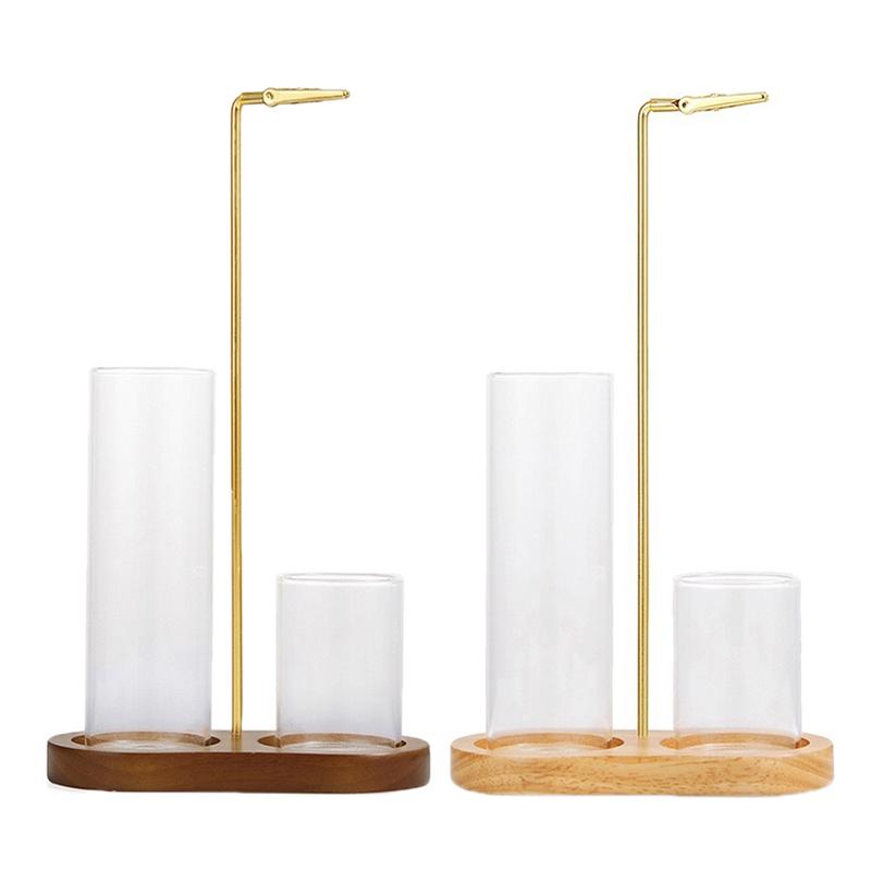 Uchwyt na kadzidło 2 w 1 na patyczki, popielniczka ze szkła z możliwością demontażu i organizer na patyczki kadzidłowe