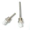 2pcs 50/100/200/300mm Immersion Sleeve Temperature Sensor 1/2in Thread Immersion Sleeve Stainless Steel Shell Blind Tube