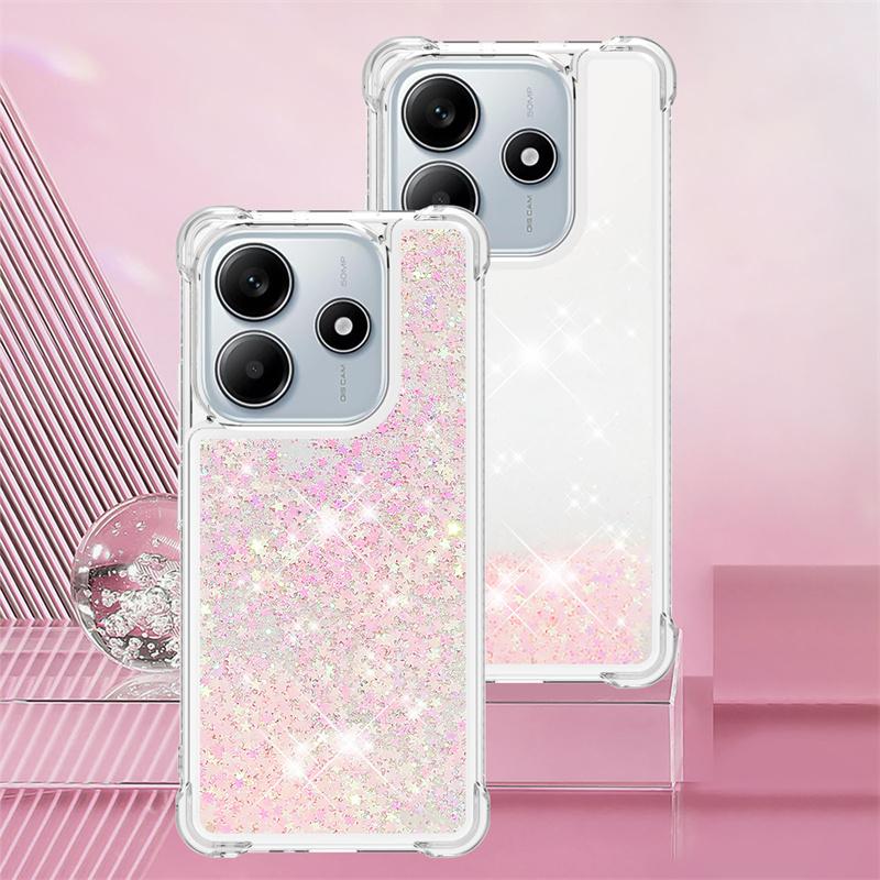 Custodie Note14 5G Custodia Sabbie Mobili per Redmi Note 14 5G Cover Morbida Liquida Bling per Custodia Telefono Xiaomi Redmi Note 14 5G Capa