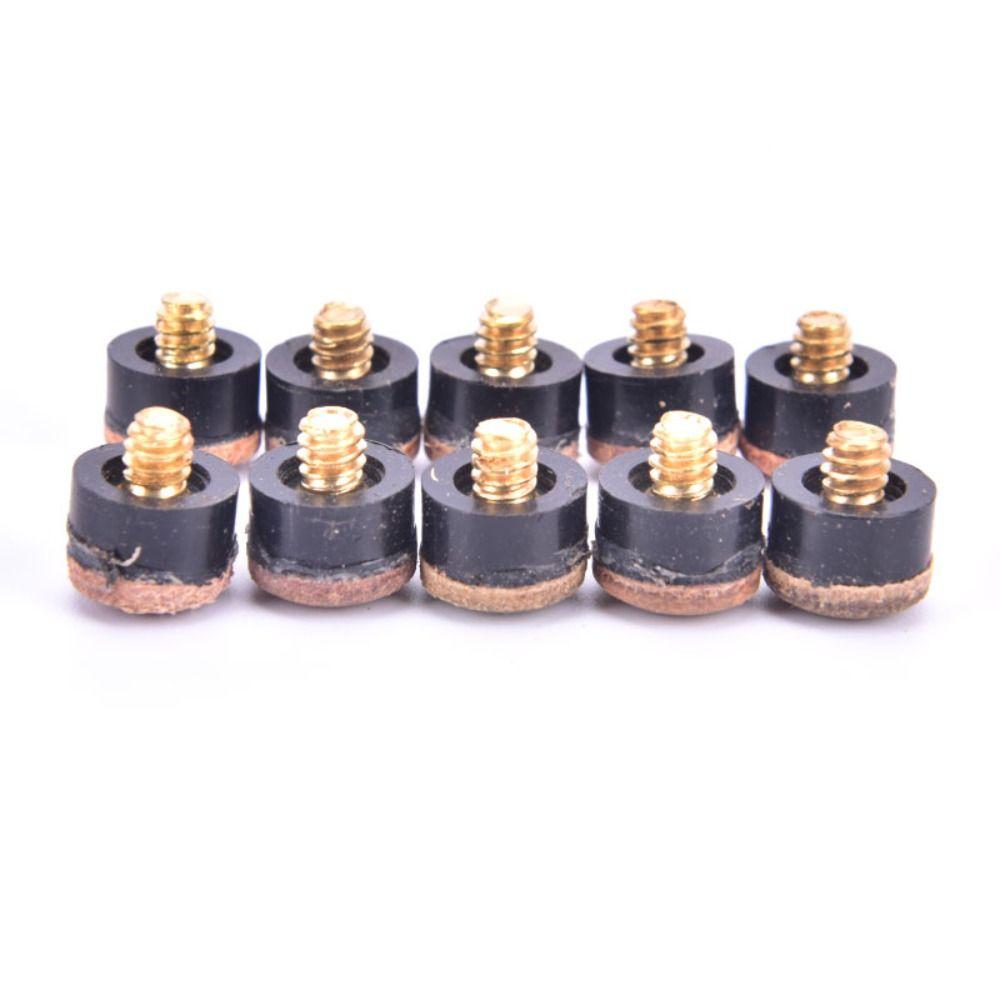 10/11/12/13mm Snooker Billard Soft Kit Screw On Cue Tips Billard Cue Pool Tips Billiard Replacement