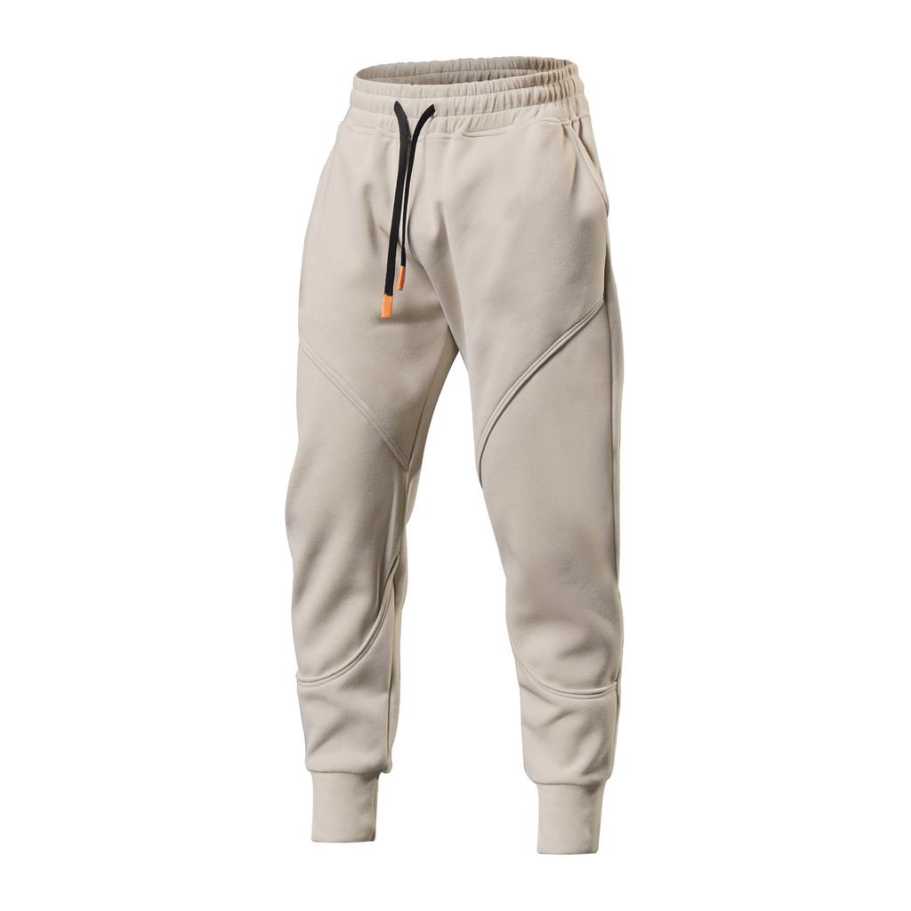 Men's Winter Casual Sports Pants: Loose-Fit, Velvet-Lined, Warm Trousers for Outdoor Running