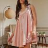 Women's Summer Sleeveless Mini Dress Adjustable Strap Casual Loose A-Line Swing Sundress Beach Vacation Outfits