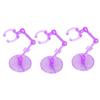10PCS Action Figure Stand Plastic Translucent Doll Model Support Display Holder Base for 6 Inch