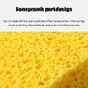 Waxing Sponge Super Soft Polishing Simple And Easy Operation High Density Quick Drying Clean Dust Hand Tool Honeycomb Car Yellow Sponge Block for Car