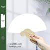 Thickened Xuan Paper Round Fan - Blank Lacquer Fan Kit for Chinese Painting & Calligraphy, Ancient Style, Double-Sided, Ideal for Children