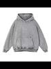2024 Autumn/Winter Oversized Retro Washed Hooded Sweatshirt - European/American Style