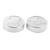100 Pieces Aluminium Tea Light Empty Case Containers for Tealight Candles Making 1#