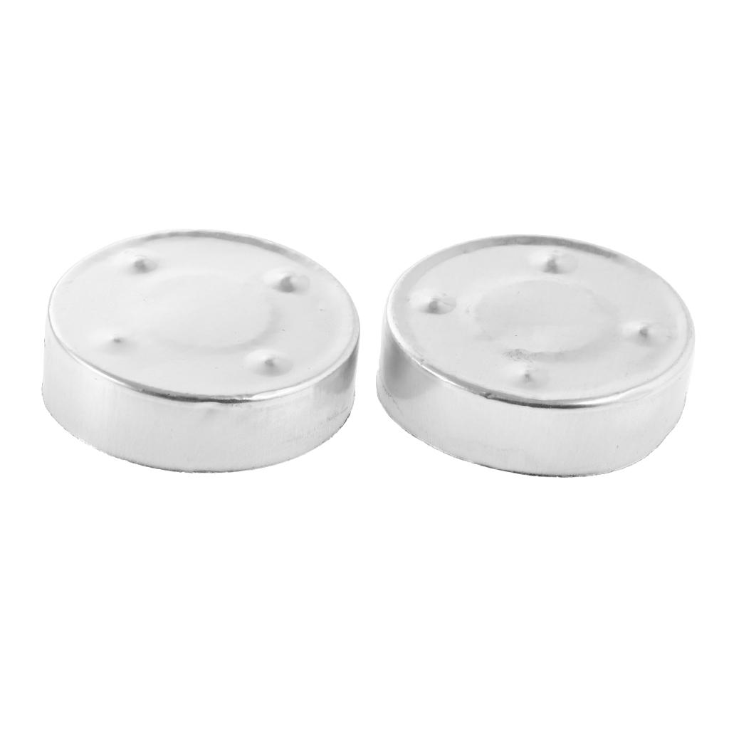 100 Pieces Aluminium Tea Light Empty Case Containers for Tealight Candles Making 1#