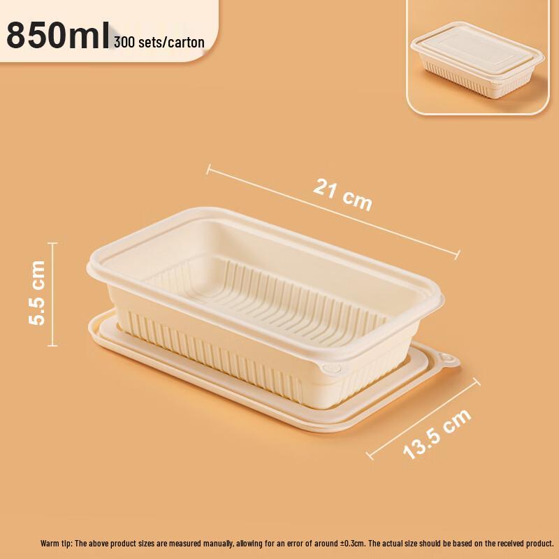 Eco-Friendly Corn Starch Disposable Food Containers