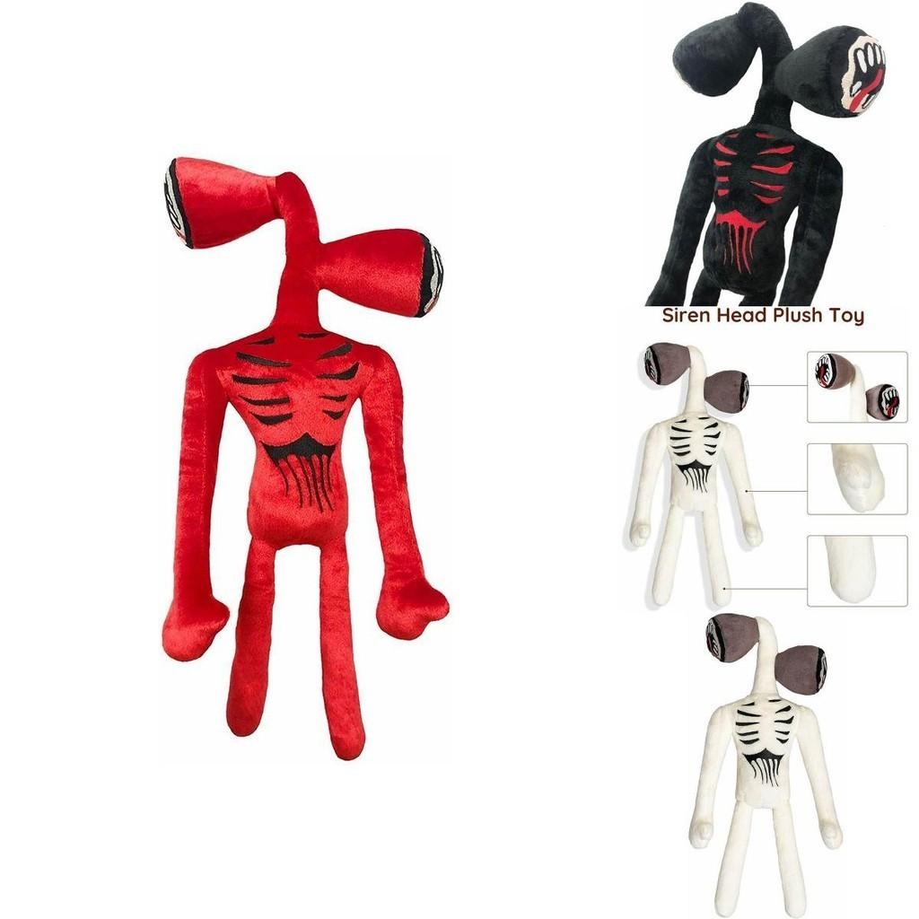 15.7 Inch Siren Head Plush Toy Soft Black And White Horror Stuffed Doll For Kids