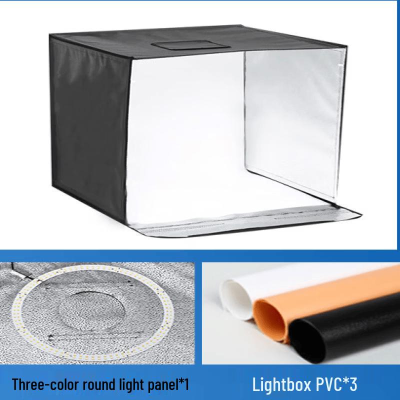 OLOEY 60CM Professional Foldable Photography Studio Light Box Kit