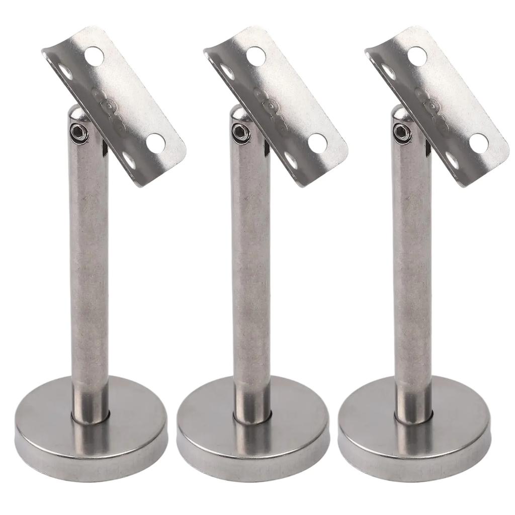Home Improvement Adjustable Stair Support Handrail Bracket Silver Commercial Setting Residential Use Robust Design