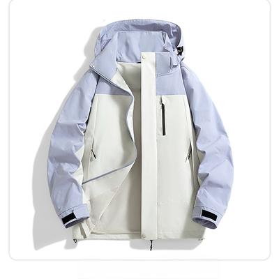 Chaquetas Moda Tendencia Parejas Guapo Otoño e Invierno Exterior Casual Versátil Con Capucha A Prueba de Viento