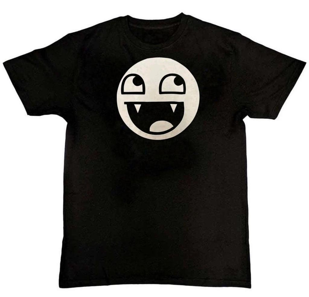 Episches Gesicht Vampir Grunge Y2K Goth Emo Szene Herren T-Shirt